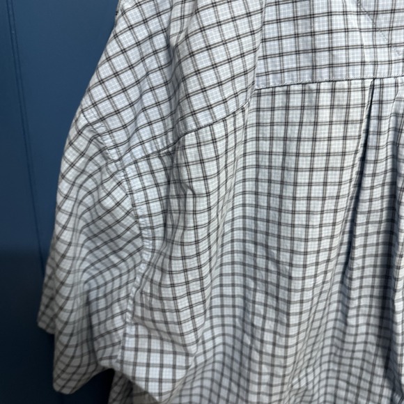 Tommy Hilfiger Golf Blue Multi Plaid Short Sleeve Button Down Shirt Size XL - Picture 15 of 16